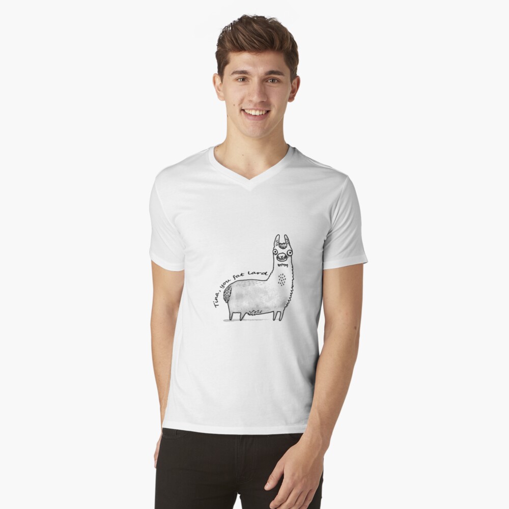 Vista previa del artículo con la obra «Camiseta de cuello en V», diseñado y vendido por Anthonyc66.