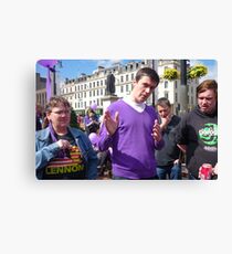 Green in Purple: Martin Bartos Canvas Print
