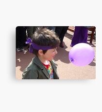 Purple Revolutionary Canvas Print