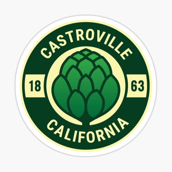 76. Castroville, CA Sticker
