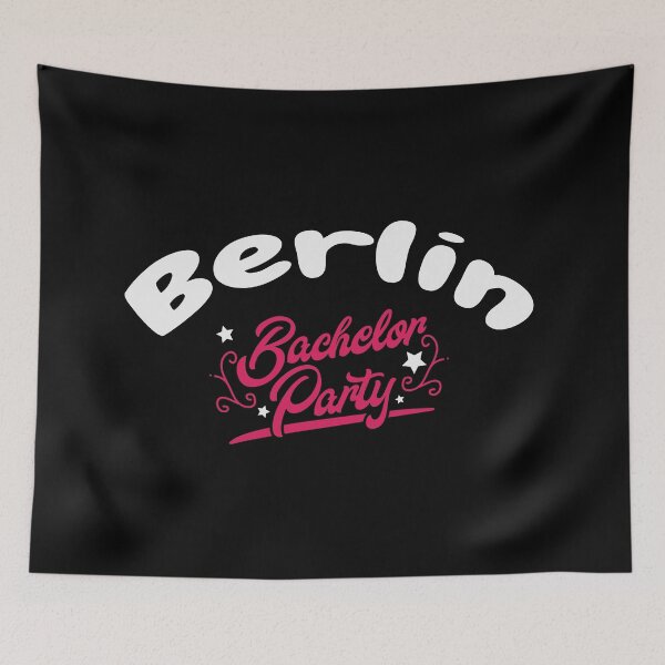 Item preview, Bachelor Party Shirt Berlin Pre Wedding Celebration Tee designed and sold by haselshirt.