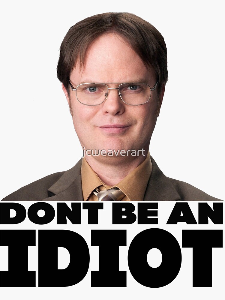 Dwight Schrute Sticker Sticker By Jcweaverart Redbubble