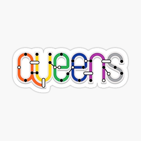 90. Queens, New York, NY Sticker