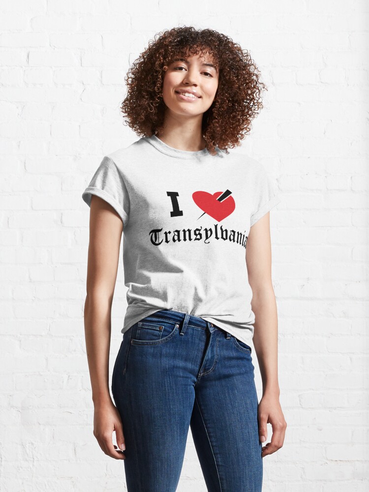 i love transylvania shirt dead