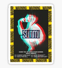 Sunmi 1st World Tour “Warnung” Sticker