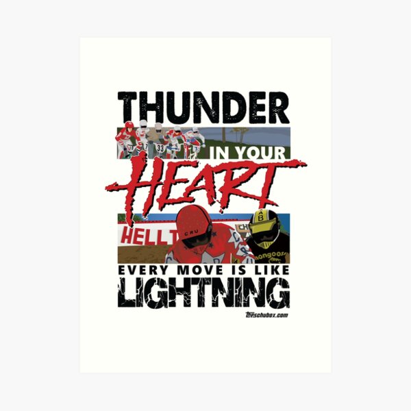 Thunder in your heart - RAD Art Print