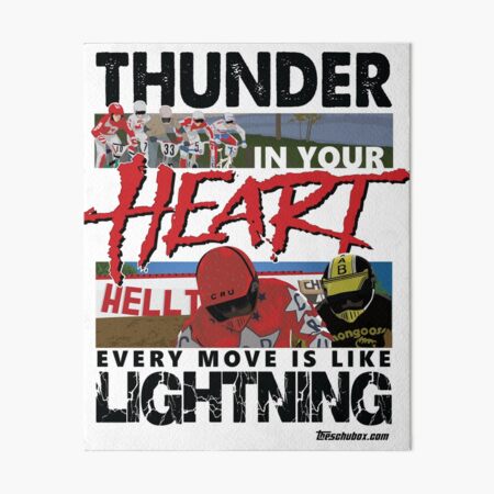Thunder in your heart - RAD Art Board Print