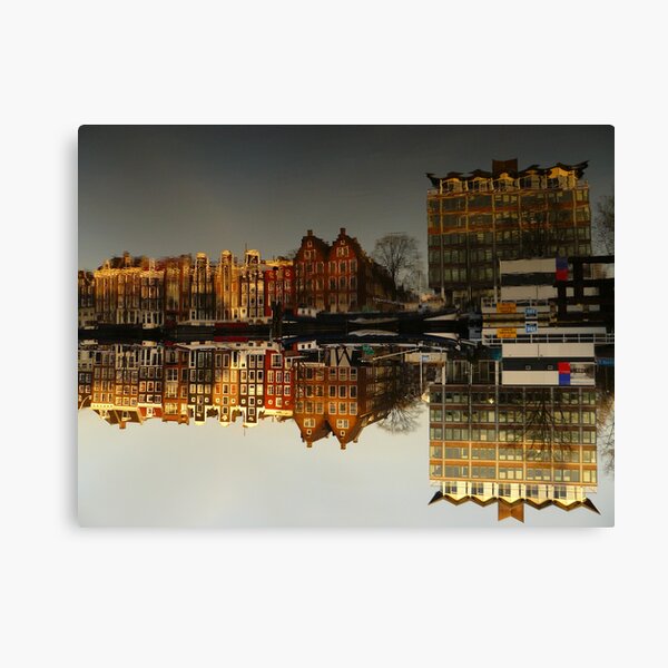 Reflections of Amsterdam - Administration Canvas Print