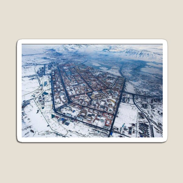 Norilsk,  Aerial Photography Magnet