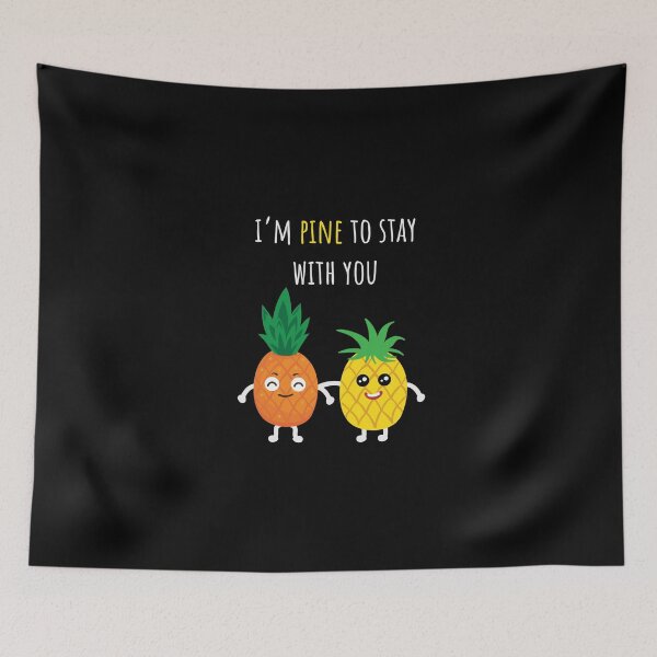 Item preview, Pineapple Shirt I'm Pine To Stay With You Gift Tee designed and sold by haselshirt.