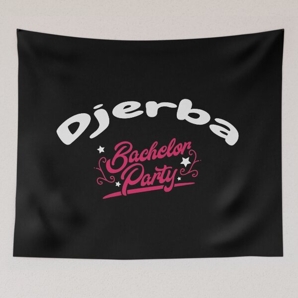 Item preview, Bachelor Party Shirt Djerba Pre Wedding Celebration Tee designed and sold by haselshirt.