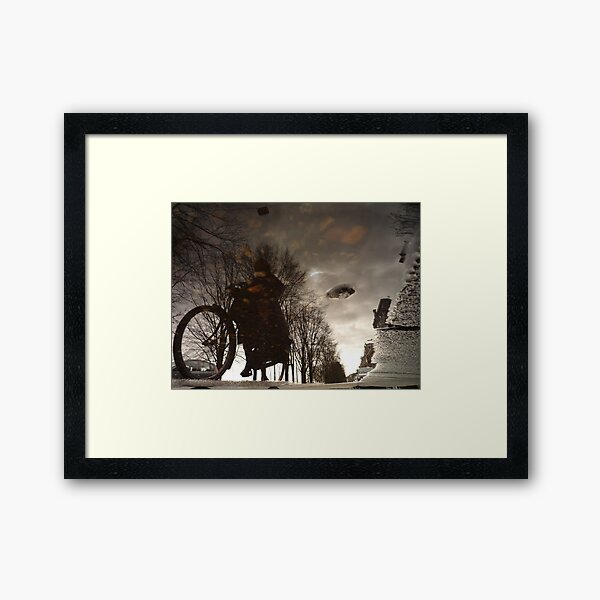 Reflections of Amsterdam - Gutter Donkey Framed Art Print