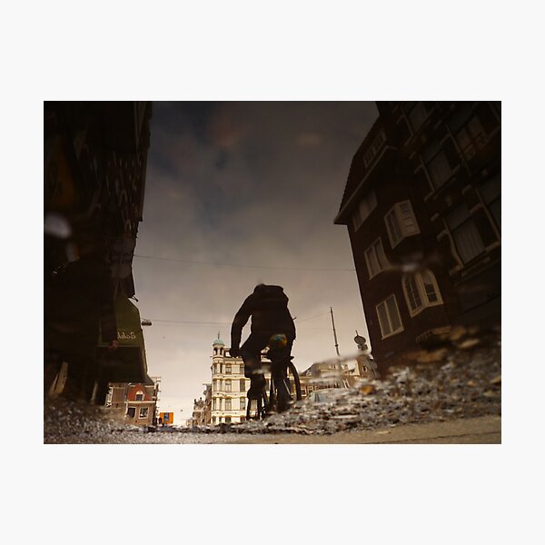 Reflections of Amsterdam - Leaving Photographic Print
