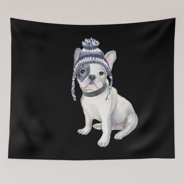 Item preview, Frenchie French Bulldog Toque Beanie COLLAR Dogs In Clothes designed and sold by Vroomie.