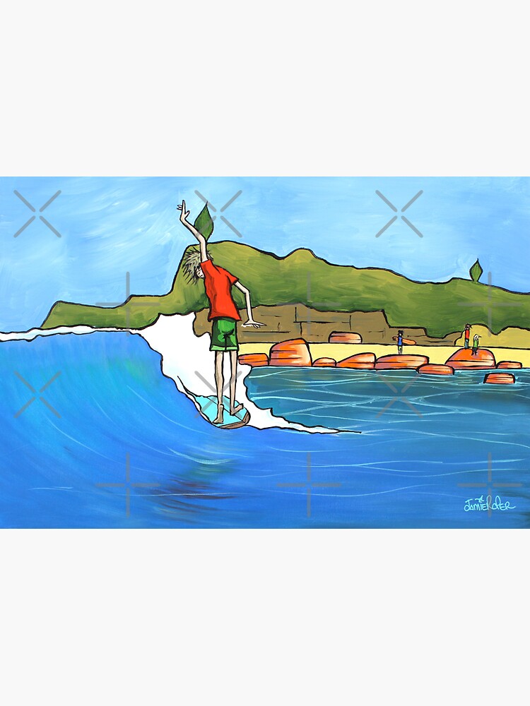 "Hanging Heels at Noosa" Sticker by jamieroperart Redbubble