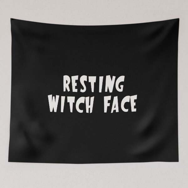 Item preview, Resting Witch Face Halloween Design designed and sold by SpiritWestDesig.