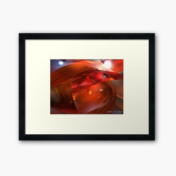 fire stone Framed Art Print