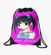 Ich liebe Anime (3) Turnbeutel
