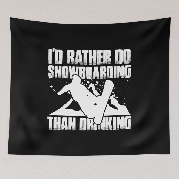 Item preview, Snowboarding Shirt Snowboarding Than Drinking Gift Tee designed and sold by haselshirt.