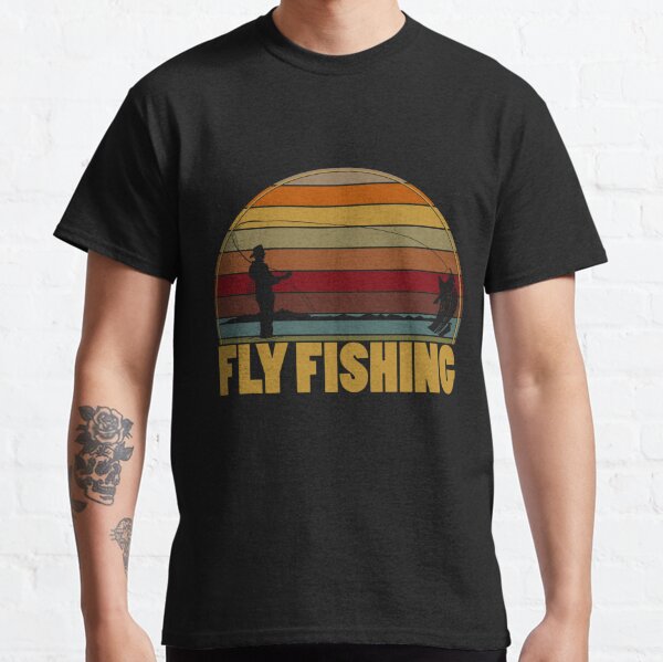 River Fishing T-Shirts for Sale