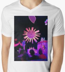There is just one Moon & One golden Sun Men's V-Neck T-Shirt