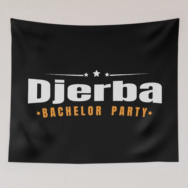 Item preview, Bachelor Party Shirt Djerba Pre Wedding Celebration Tee designed and sold by haselshirt.
