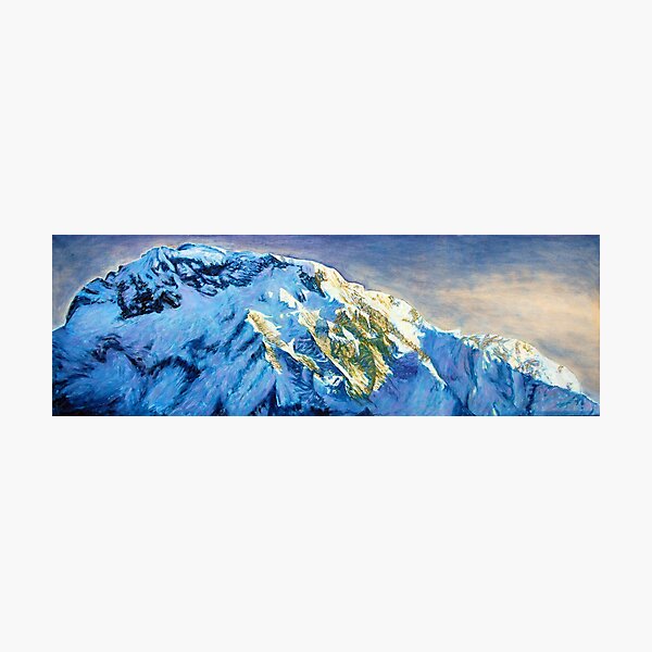 Annapurna South at dawn Photographic Print
