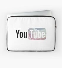 Pastell Sky YouTube Logo Laptoptasche