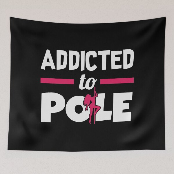 Item preview, Pole Dance Shirt Addicted To Pole Gift Tee designed and sold by haselshirt.