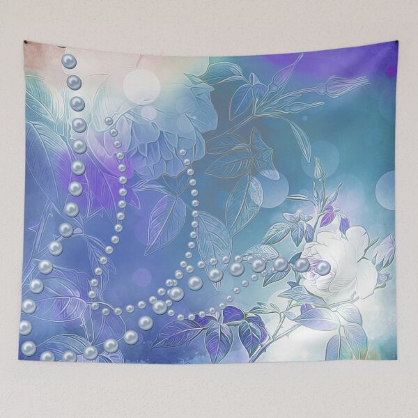 Item preview, Elegant floral design with pearls designed and sold by nicky2342.