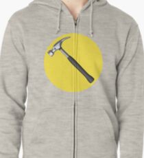 captain hammer symbol Zipped Hoodie