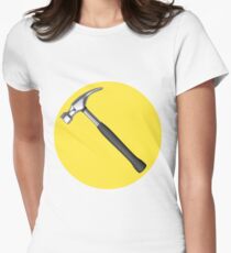 captain hammer symbol Women's Fitted T-Shirt