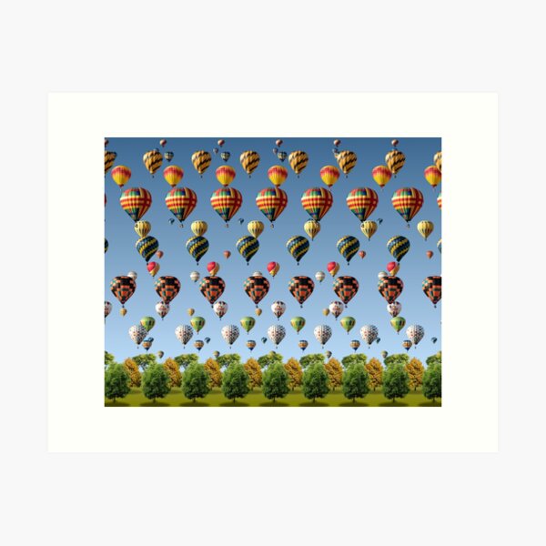 Aperçu de l'œuvre Albuquerque Balloon Park créée et vendue par eyetricks.