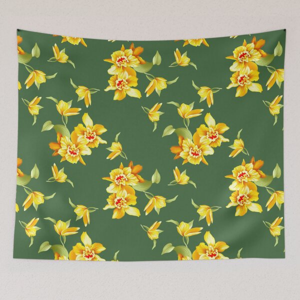Item preview, Yellow Daffodils on Green designed and sold by GraphicAllusion.