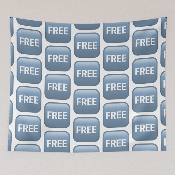 Item preview, Squared Free Emoji designed and sold by Emoji-Land.