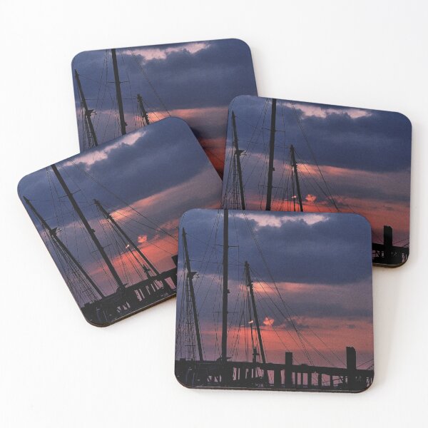 Item preview, Sunset Over the Harbor designed and sold by TheKohakuDragon.