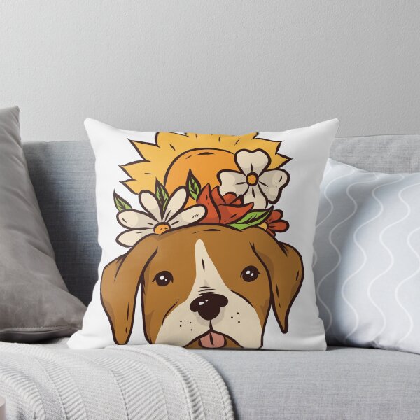 Item preview, Puppy with flower wreath designed and sold by tito79.