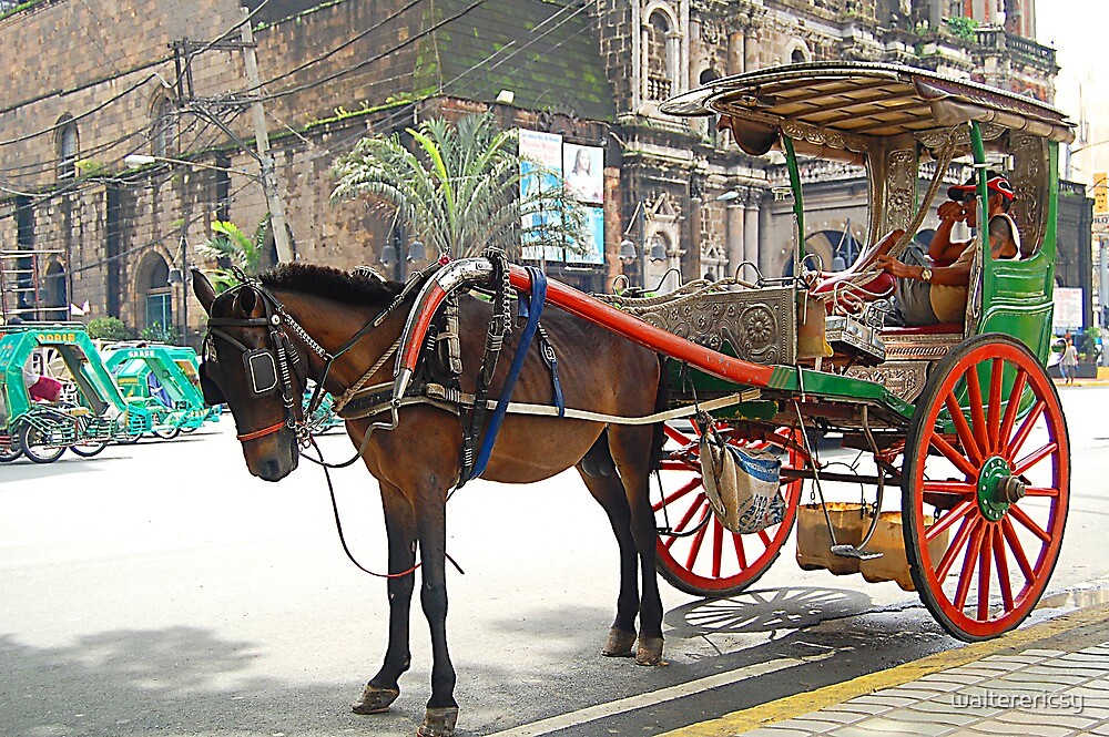 kalesa-or-calesa-in-binondo-church-philippines-by-walterericsy