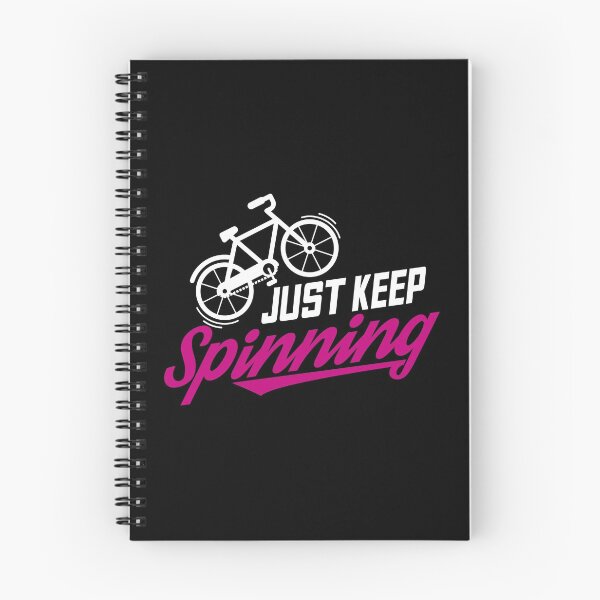 Item preview, Just Keep Spinning Cycling Bike Cool Printed graphic designed and sold by Lisbob.