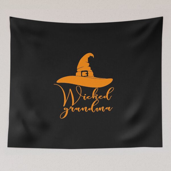 Item preview, Halloween Grandma Cute Wicked Witch Hat Orange designed and sold by Sapphire Star.