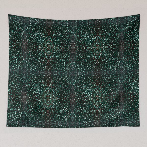 Item preview, Leftover of greenish neon on dark background designed and sold by ShapesColors.