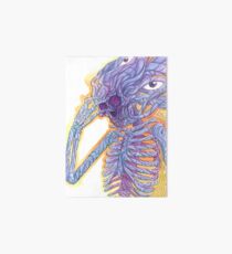 Die mühsame Aufgabe der Transmutation - Psychedelische Aquarellmalerei Galeriedruck