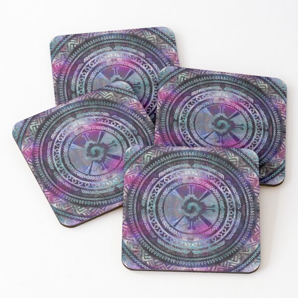 Item preview, Hunab Ku Mayan Purple and Blues designed and sold by Nartissima.