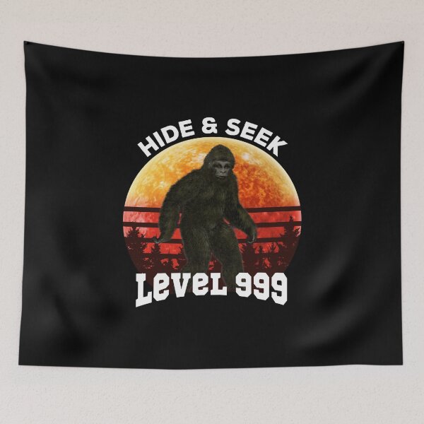 Item preview, Bigfoot Hide & Seek Level 999 World Champion Retro Style designed and sold by festivalshirt.
