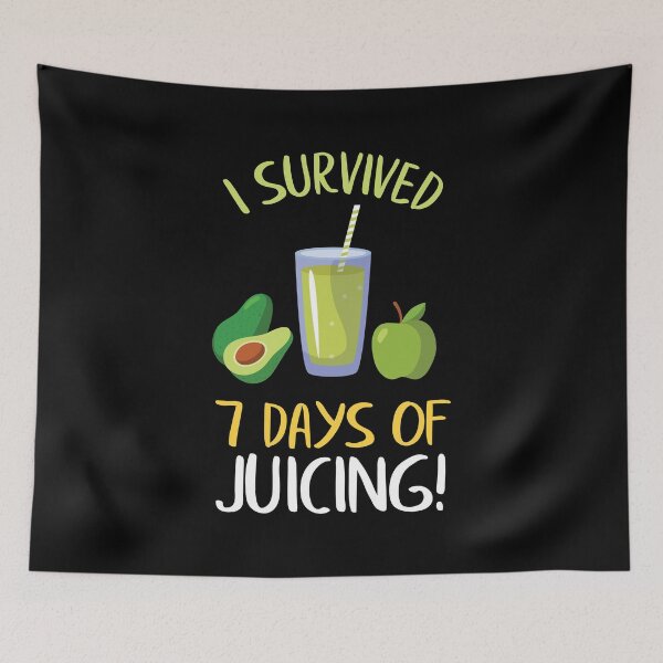 Item preview, Juicing T-Shirt I Survived 7 Days Of Juice Cleanse designed and sold by festivalshirt.