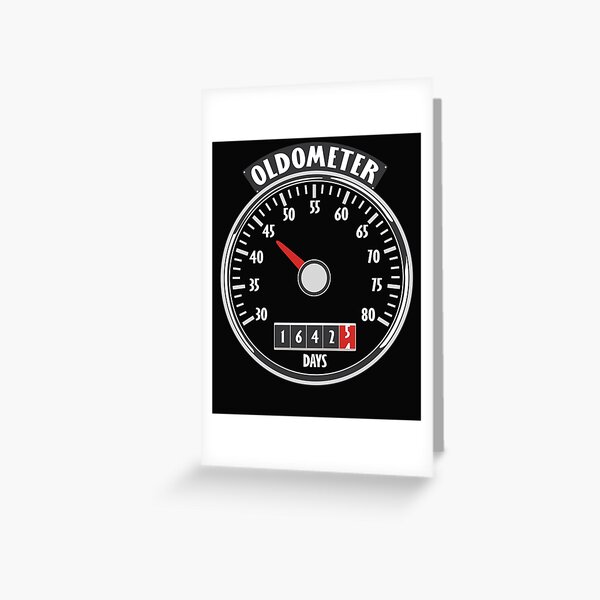 Oldometer 45 Greeting Card