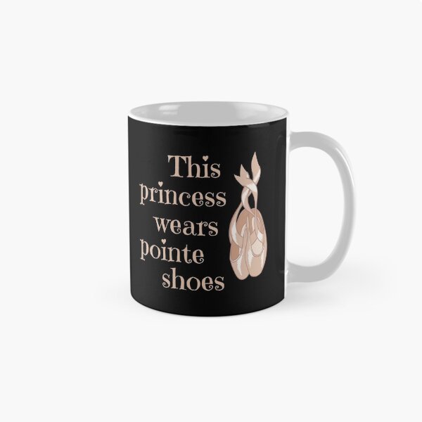 Item preview, Ballet Student Princess Wears Pointe Shoes for dark square designed and sold by Dancethoughts.
