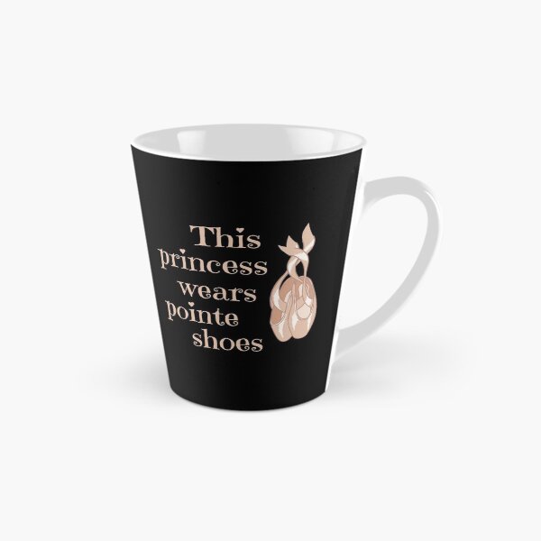 Item preview, Ballet Student Princess Wears Pointe Shoes for dark square designed and sold by Dancethoughts.