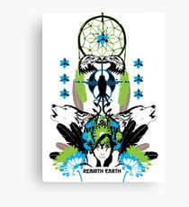 Rebirth Earth - Vector Design Canvas Print