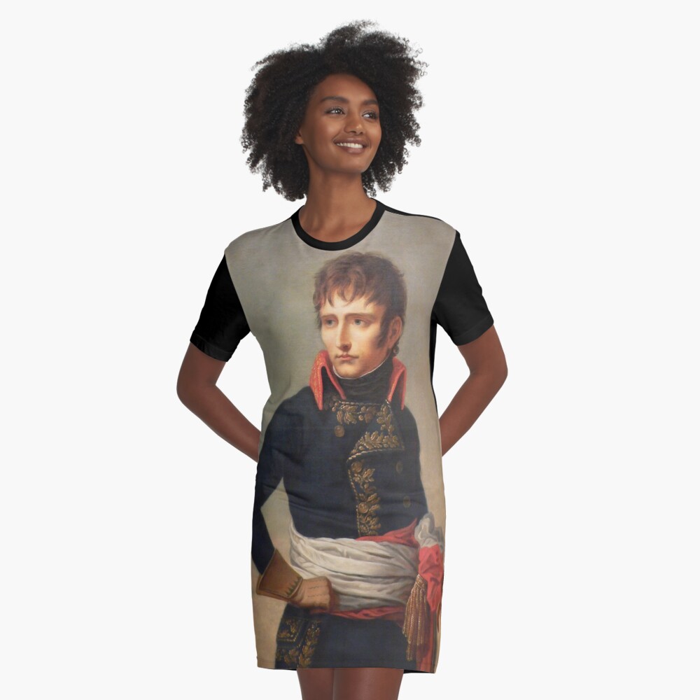 Young Napoleon Bonaparte Graphic T-Shirt Dress